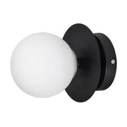 Art Deco IP44 badrumsbelysning svart/vit