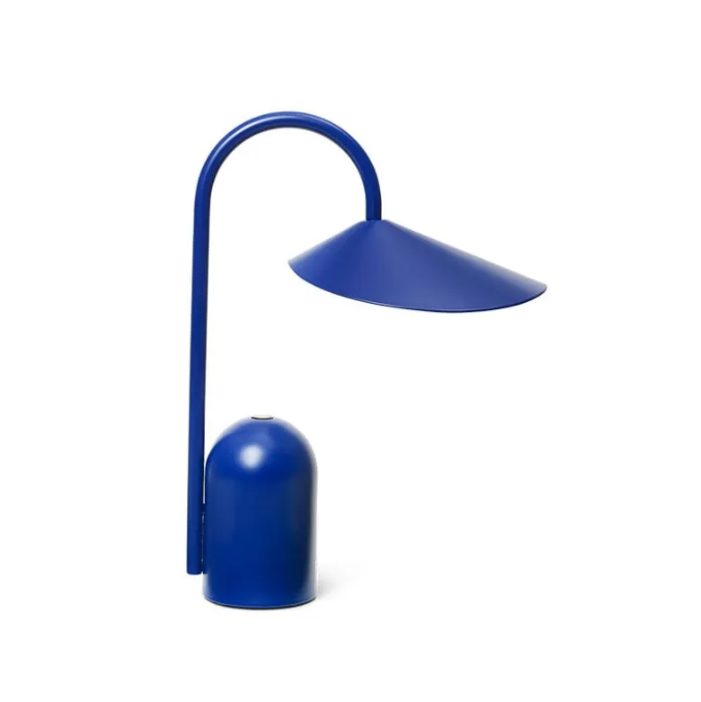 Arum portabel bordslampa klarblå