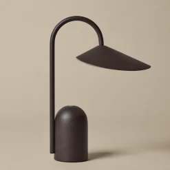 Arum portabel bordslampa mörk choklad