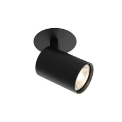 Ascoli recess spotlight matt svart