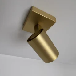 Ascoli single spotlight matt mässing