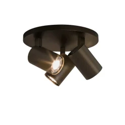 Ascoli triple round spotlight brons