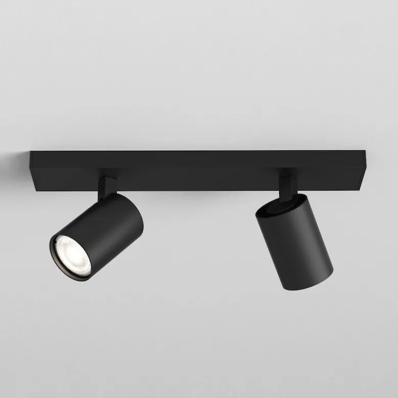Ascoli twin surface spotlight matt svart