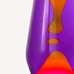 Astro koppar lavalampa lila med orange lava