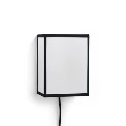 Ava Square vägglampa vit