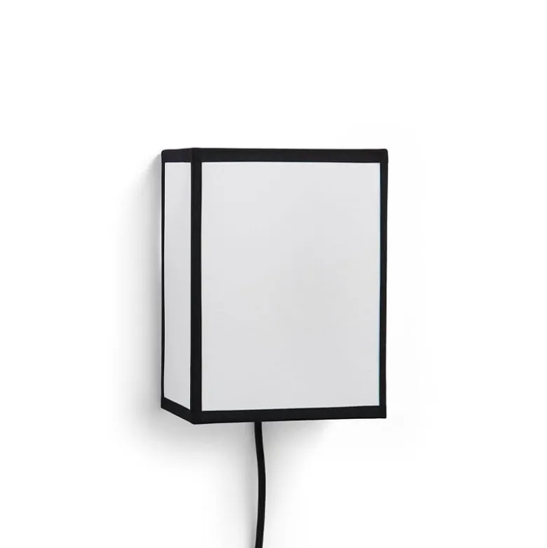 Ava Square vägglampa vit