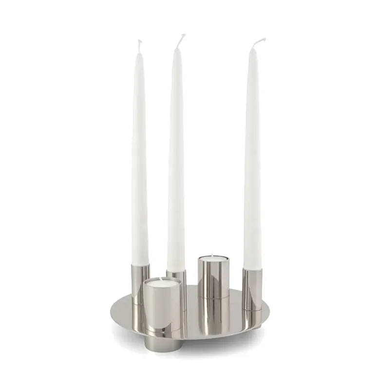 Awa vas/ljusstake nickel