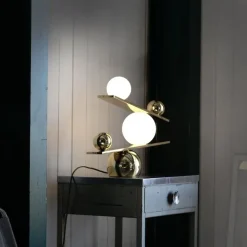 Balance bordslampa mässing