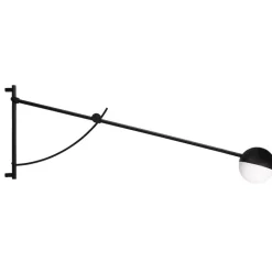 Balancer vägglampa svart
