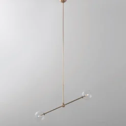 Balance 150x150 taklampa mässing