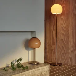 Ball glass Ø25 golvlampa amber