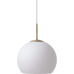 Ball glass Ø25 taklampa opal white