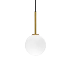 Ballon taklampa satin mässing