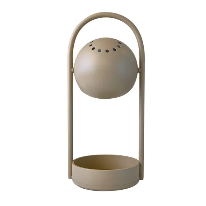 Ball portabel bordslampa sand grey