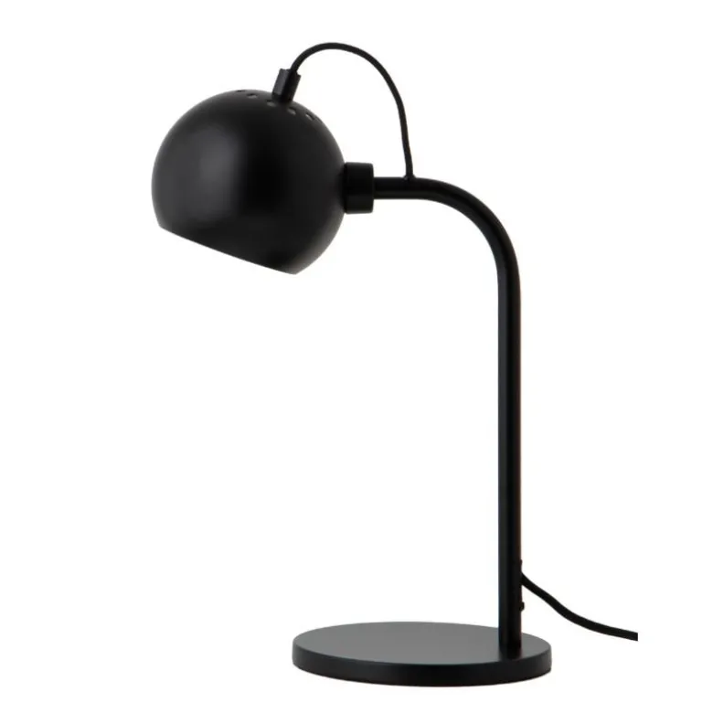 Ball Single bordslampa matt black