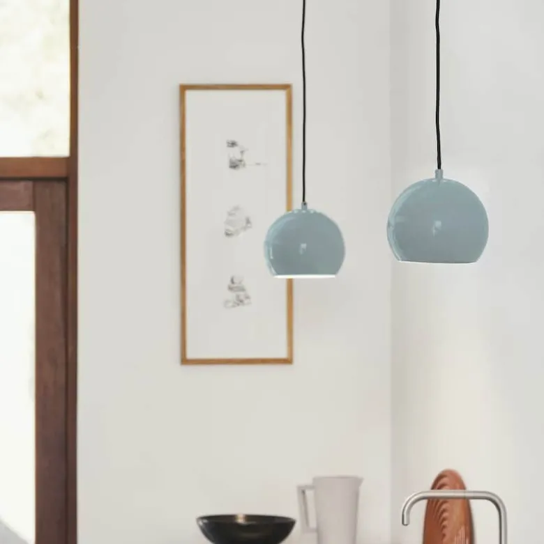 Ball Ø18 taklampa glossy mint