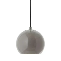 Ball Ø18 taklampa glossy warm grey