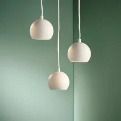 Ball Ø12 taklampa matt white