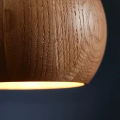 Ball wood Ø12 taklampa oak