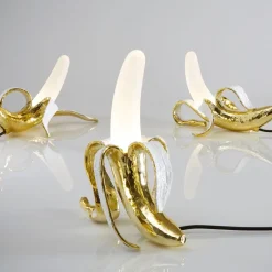 Banana Lamp bordslampa Dewey guld