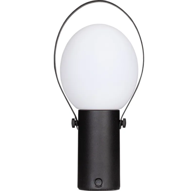 Bari bordlampa IP44 Sandsvart