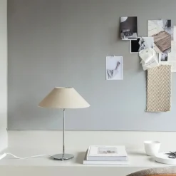 Basic flat 30 lampskärm natur