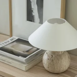 Basic flat 30 lampskärm vit