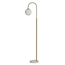 Bellagio golv H163cm mässing/vit