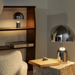 Bell bordslampa silver