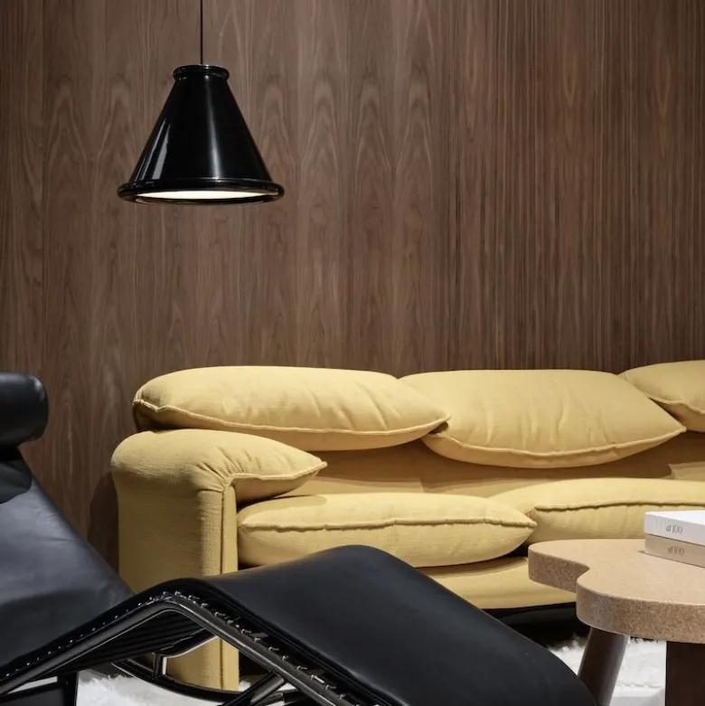 Belle Ø36 taklampa glossy black