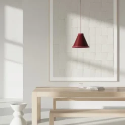 Belle Ø36 taklampa wine red/red violet