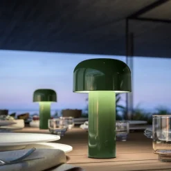 Bellhop portabel bordslampa glossy green