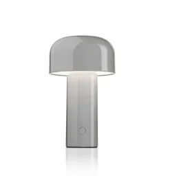 Bellhop portabel bordslampa grå