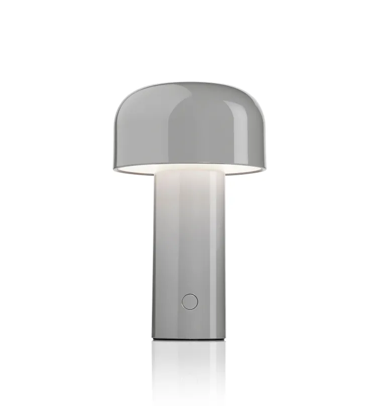 Bellhop portabel bordslampa grå
