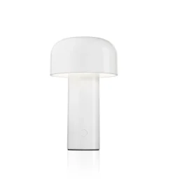 Bellhop portabel bordslampa vit