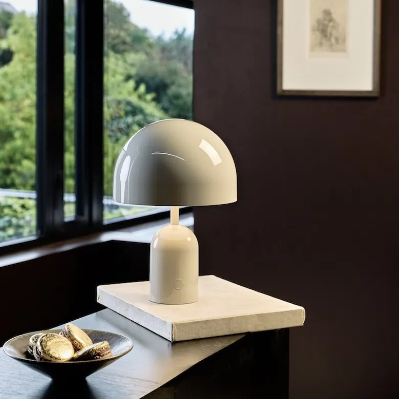 Bell portabel bordslampa grå