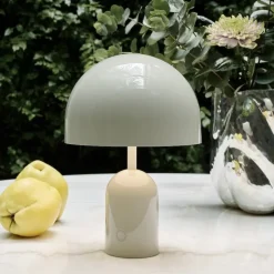 Bell portabel bordslampa grå