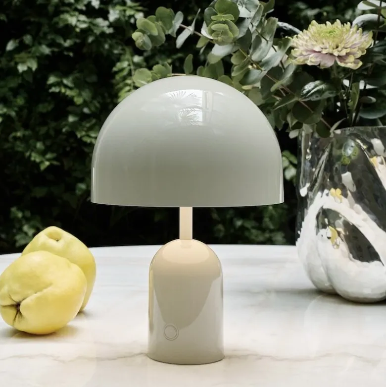 Bell portabel bordslampa grå