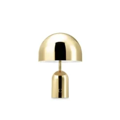 Bell portabel bordslampa guld