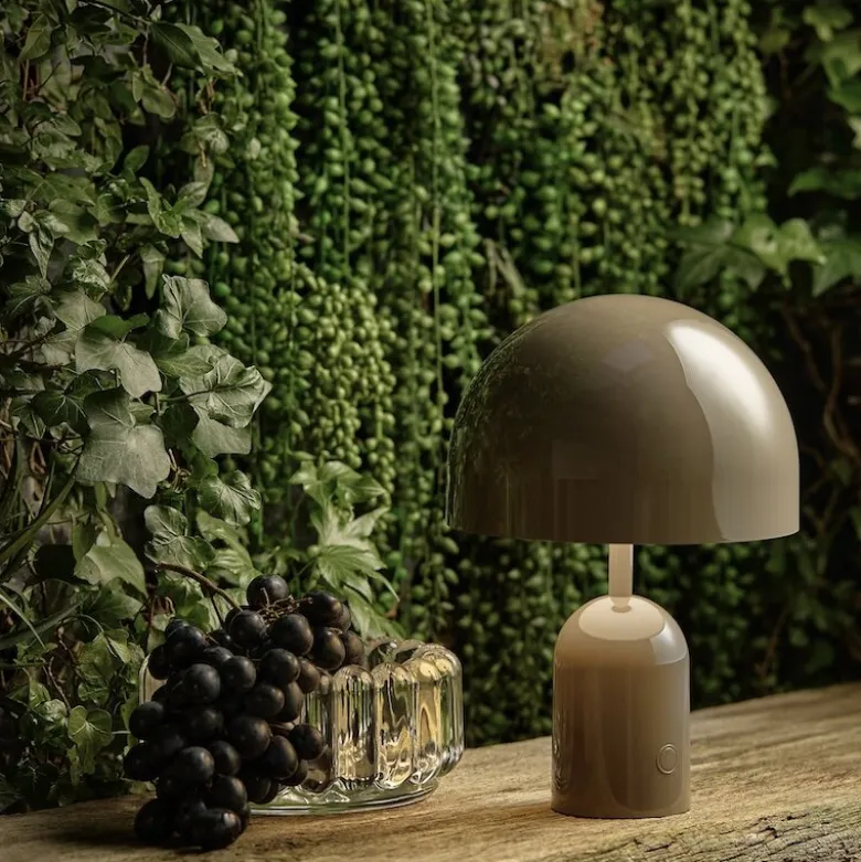 Bell portabel bordslampa Taupe