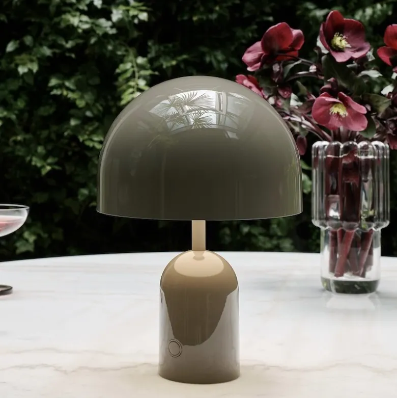 Bell portabel bordslampa Taupe