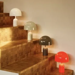 Bell portabel bordslampa Taupe