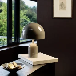 Bell portabel bordslampa Taupe