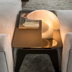 Biagio bordslampa vit marmor