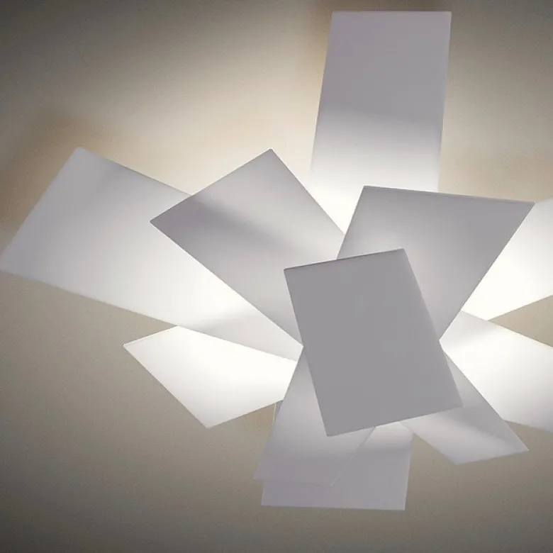Big Bang vägglampa/plafond vit