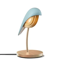 Bird bordslampa aqua blue