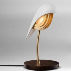 Bird bordslampa ivory white