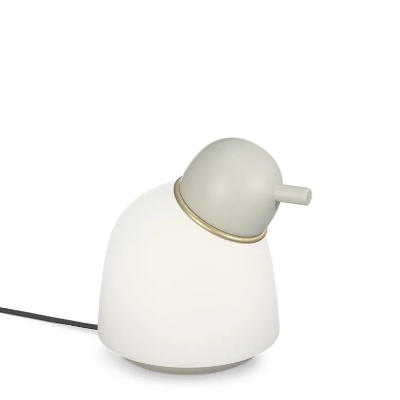 Bird bordslampa sand/mässing/opalglas
