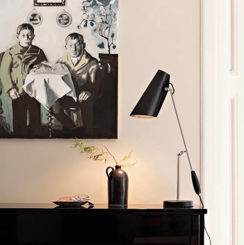 Birdy Bordslampa svart/stål
