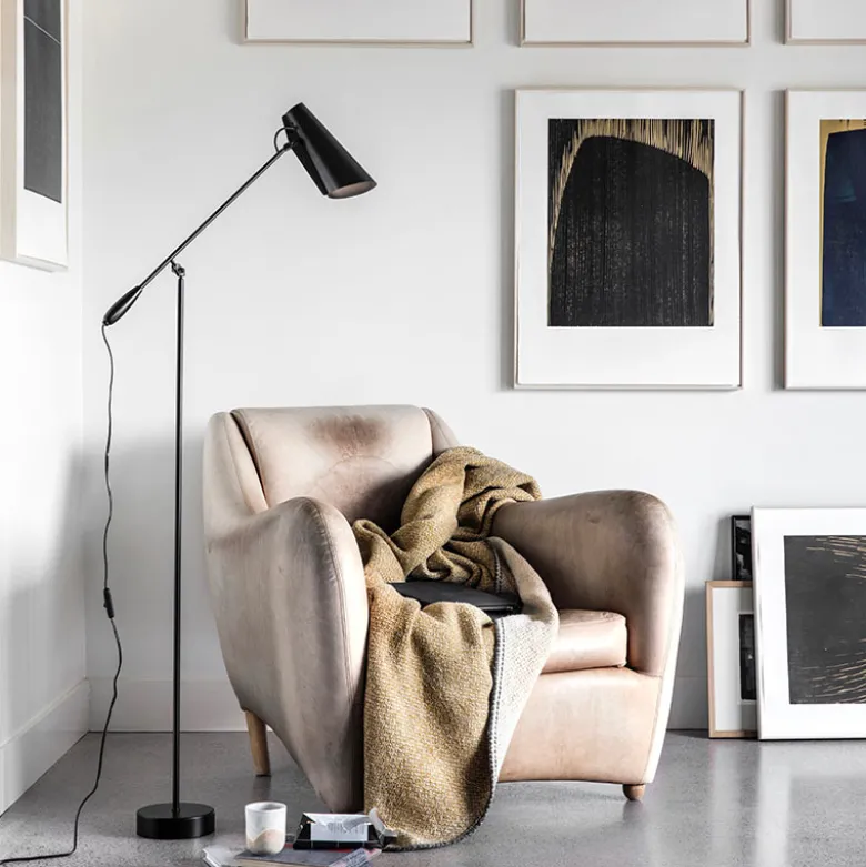 Birdy Golvlampa hel svart